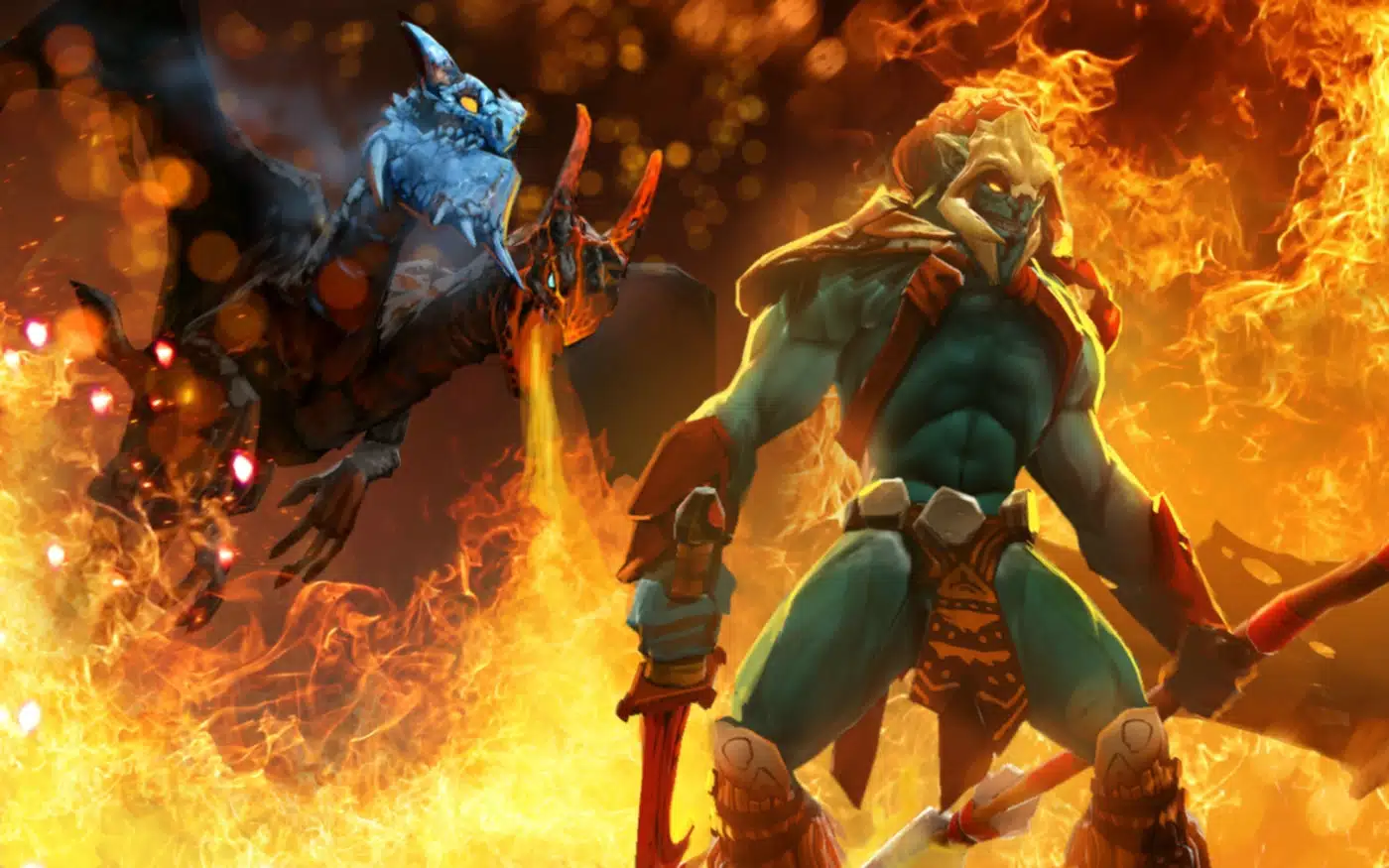 DOTA2火焰战士英雄