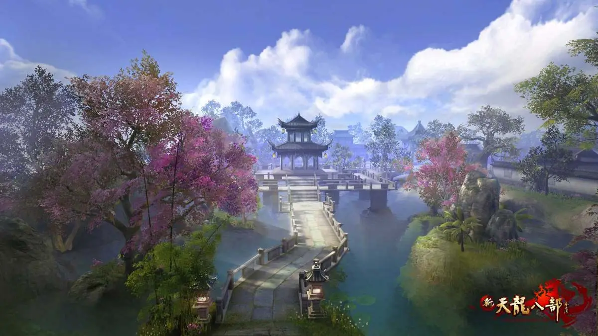 天龙八部江南门派场景