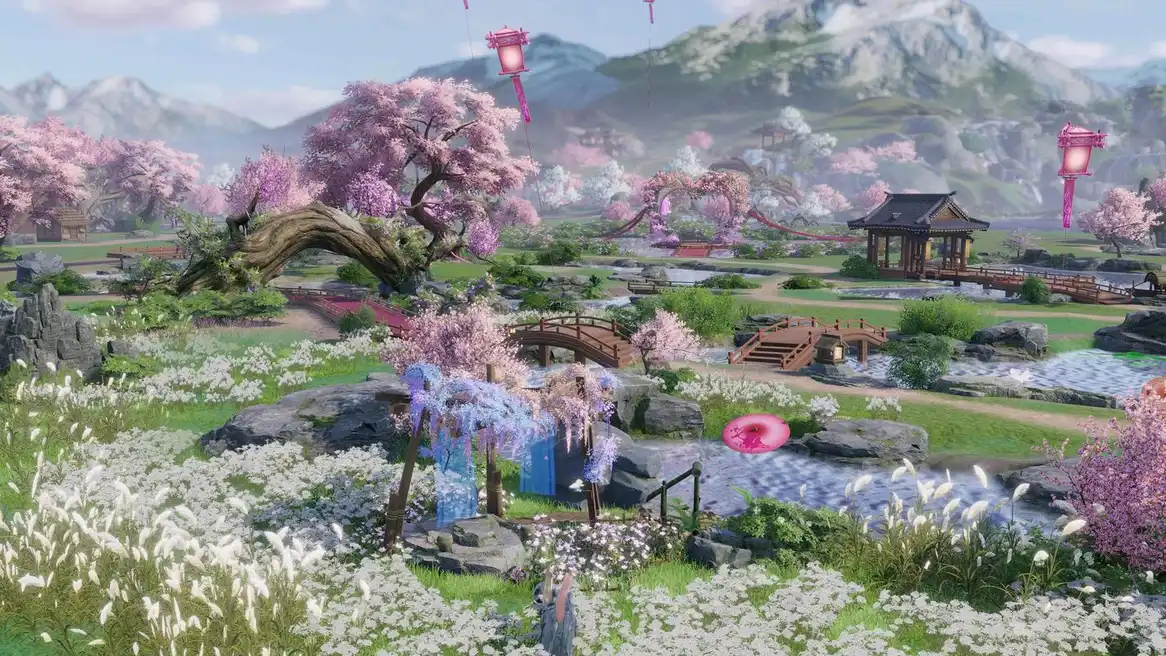 剑网3花海江湖场景